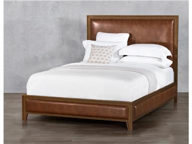 Wesley Allen Bedroom Headboard with Surround HB1231. Who says leather should only be installed on sofas?