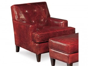 This Hooker Furniture Living Room Covington Bogue Club Chair has the right color to give life to a southwestern habitat.