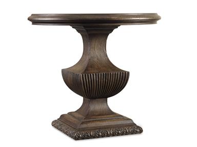 Hooker Furniture Bedroom Rhapsody Urn Pedestal Nightstand 5070-90015 comes with classic designs and a rustic finish.