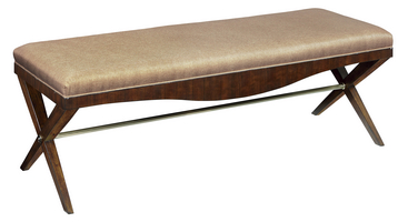 FFDM's Boulevard Collection features this streamlined bench, a great piece to add to your new apartment.