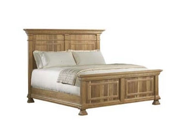 The Artistica Bedroom Axiom King Bed 560-566 is sustainable. It is built with plantation-grown parawood solids as well as acacia veneers.