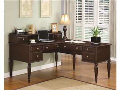 The Flexsteel Home Office Hutch W1201-747 will neatly sit on that cozy corner of your home office, allowing more space to be utilized.