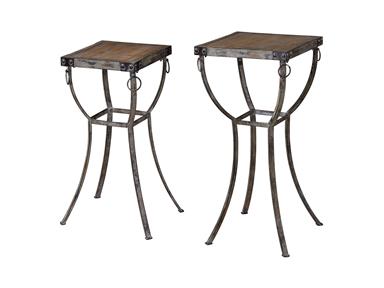 The Accessories Uttermost Bouchard Crates Set2 19782 can hold fresh produce.