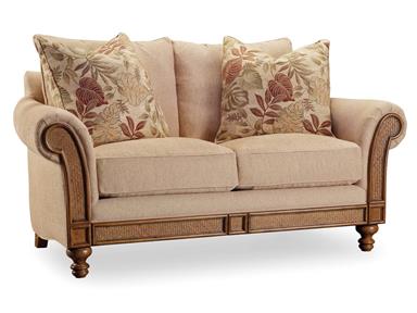 Hooker Furniture Living Room Windward Dart Honey Loveseat 1125-52014 is perfect in a cozy townhouse setup.