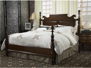 The Fine Furniture Design Bedroom Bedford Pineapple Post Headboard, Queen 5.0 1020-251 will make your vacation home a restful haven.