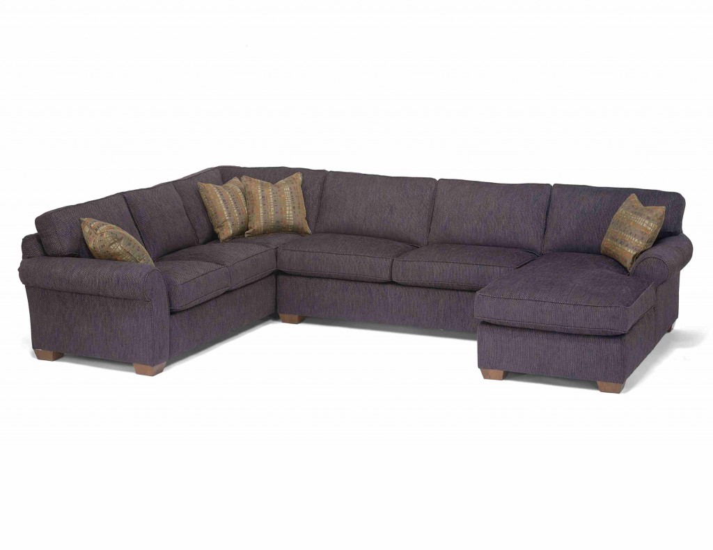 This Flexsteel sectional (from the Vail collection) screams "garage-no-more". 