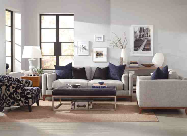 This Kelsey Living Room Collection by Jonathan Louis depicts the exquisiteness of Nordic design.