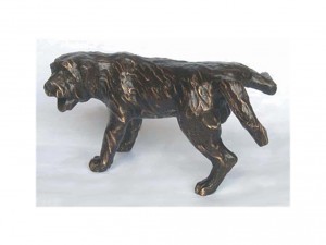 Maitland-Smith Accessories Finely Cast Dark Bronze Patina Brass Dog 1059-120