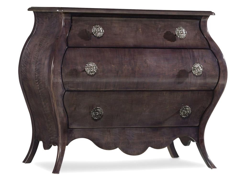 Hooker Furniture Living Room Melange Mini Nina Bombe Chest 638-50180 