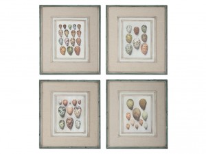If it’s not a bunny, then it’s an Easter egg. Featured artwork is the Uttermost Accessories Study Of Eggs Framed Art, S4 51082