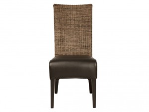 Orient Express Furniture Dining Room Vera Dining Chair - Havana Leather 6833.HAV-PA206 is perfect for a relaxing cabana.