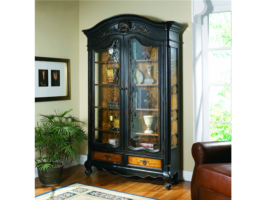 Hooker Furniture Living Room North Hampton Bonnet Top Display Cabinet. Organization is key to a beautiful and functional kitchen.