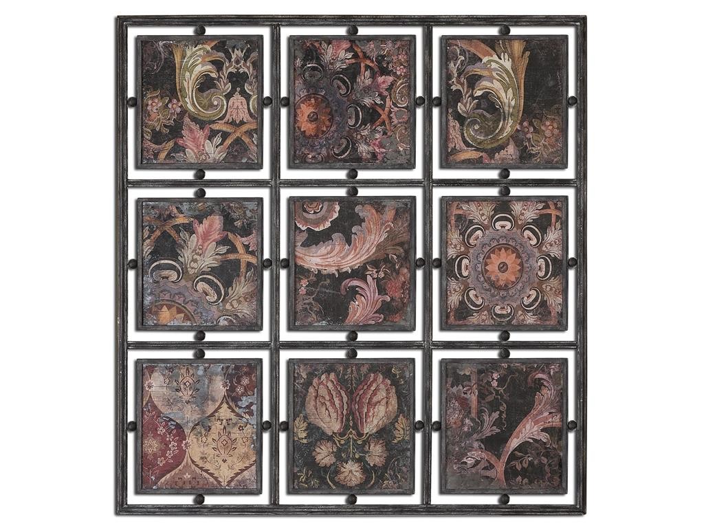 Accessories Uttermost Paisley Vintage Art 55009