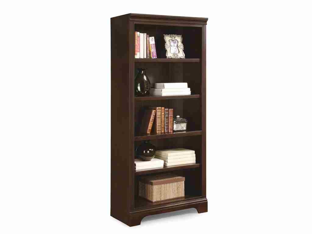 Flexsteel Home Office Bookcase W1201-701: Small space living means looking for effective ways to store stuff in your home.