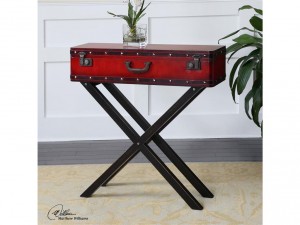 Living Room Uttermost Taggart Red Console Table 24379 does not need to beg for attention with its unique look and color fusion.