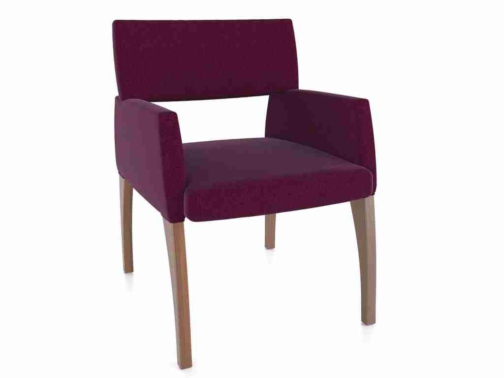 Canadel Dining Room Arm Chair CHA5040TF has a sienna washed colored fabric. 