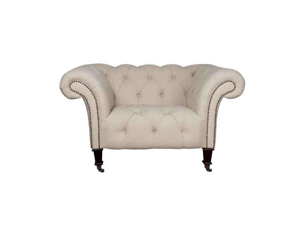 Orient Express Furniture Living Room Lyon Sofa Chair-Premium 7151-1.PRM is the right seating unit for smaller homes.