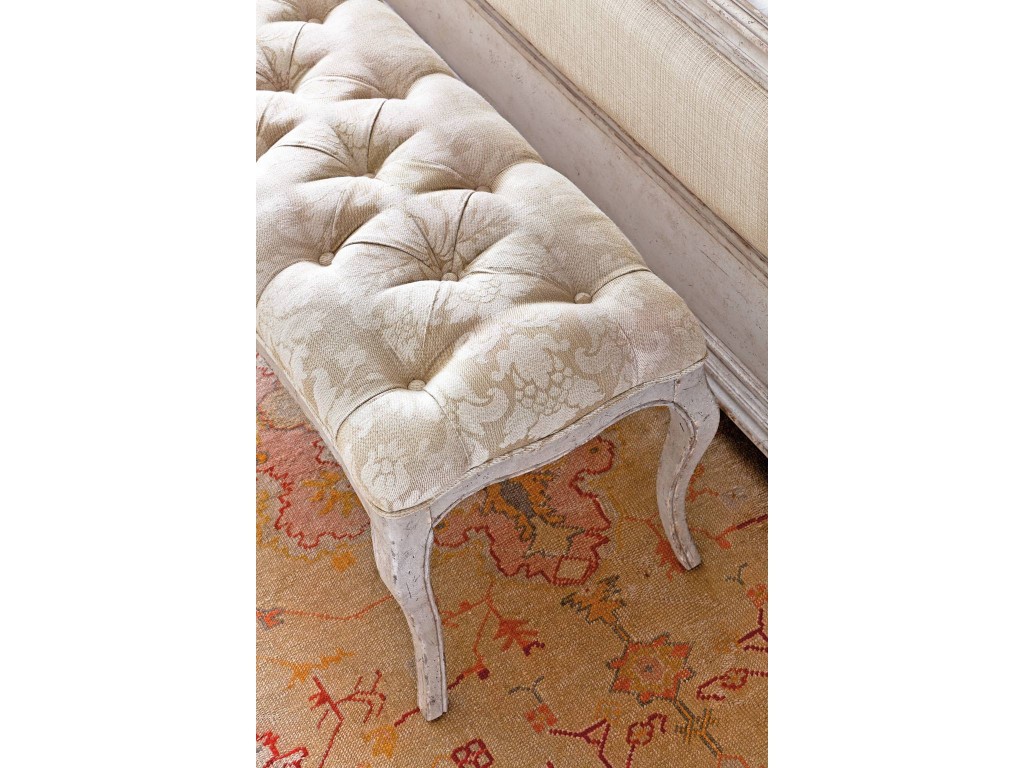 Stanley Furniture Bedroom Chaise Banquette 222-23-72 shows shabby chic perfection. 