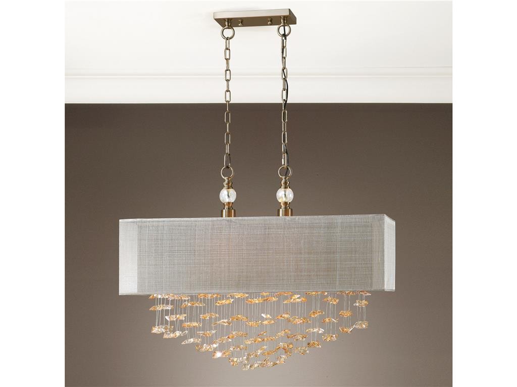 Lamps and Lighting Uttermost Santina 2 Light Shade Pendant 22033