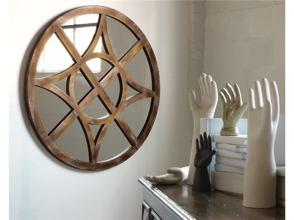 Hooker Furniture Accents Melange Rafferty Mirror is also perfect atop the remodelled fireplace. 
