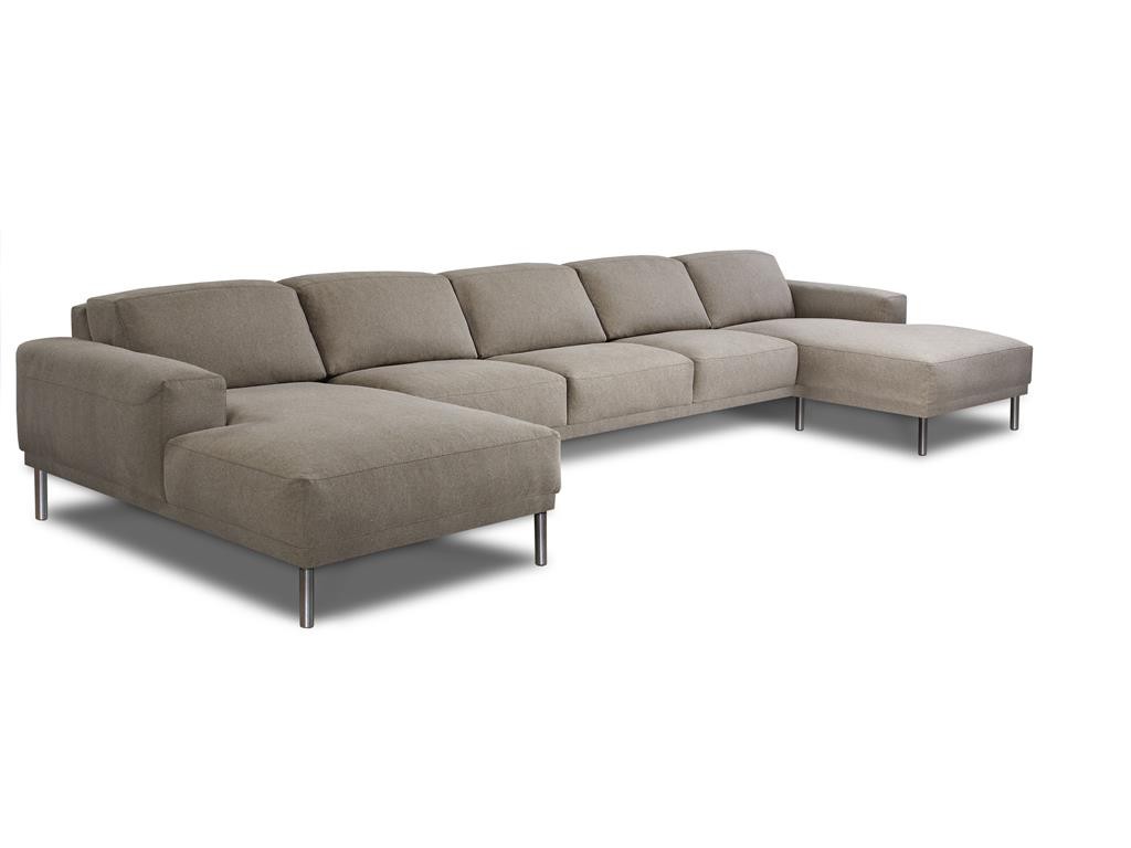 The American Leather Living Room Meyer-Sectional invokes clean living with its clean lines and simplicity.