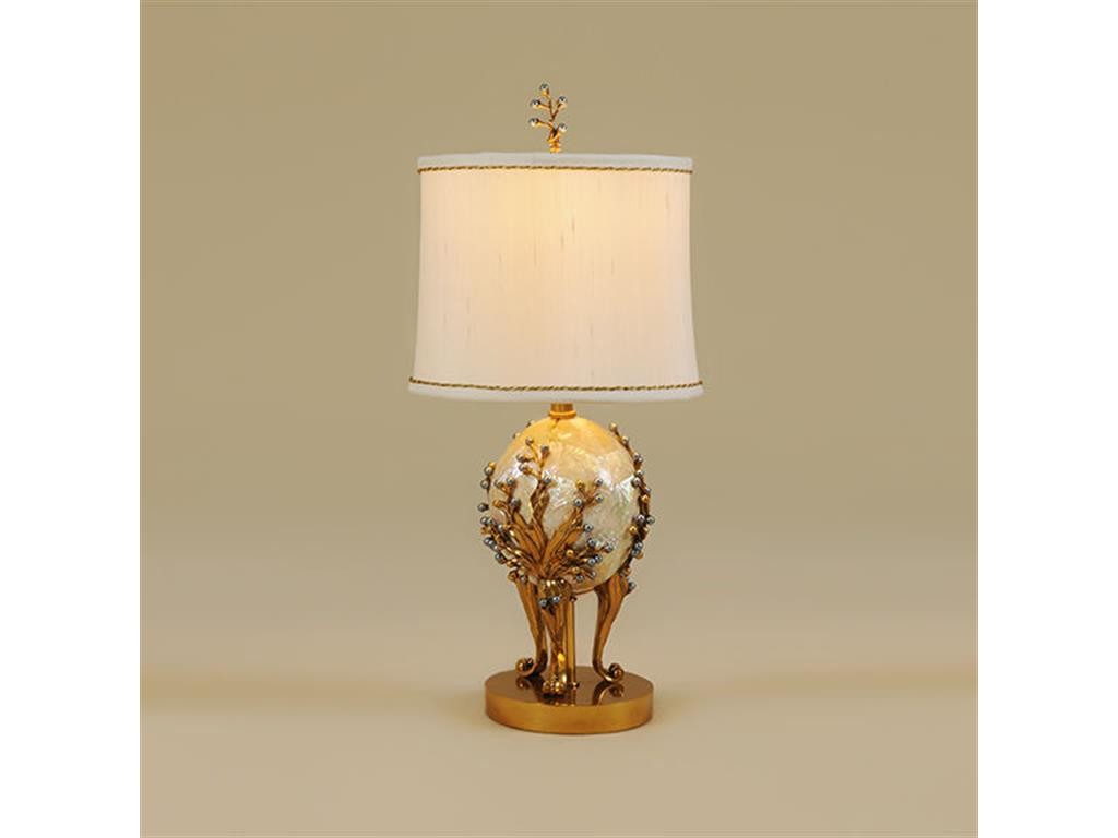 Maitland-Smith Lamps and Lighting Table Lamp 1700-428 blends perfectly with the brick background. 