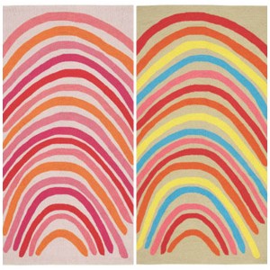 From L-R: Capel Incorporated Floor Coverings Rainbows; Capel Incorporated Floor Coverings Rainbows. 