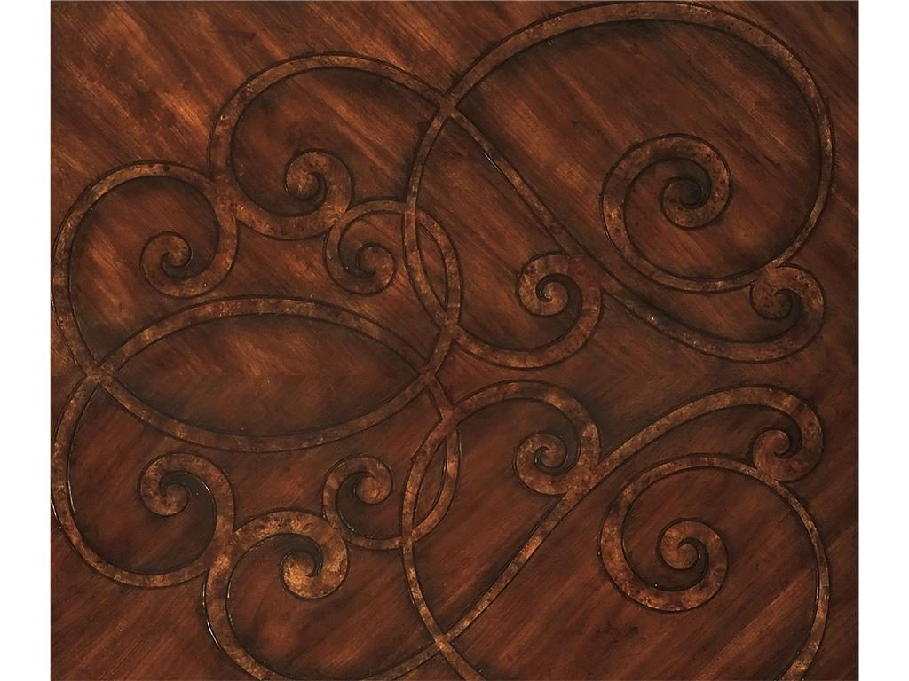 Hooker Furniture Dark Walnut and Mappa Burl