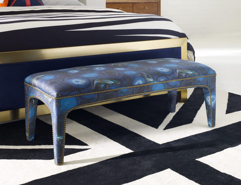 Cynthia Rowley 6272CR Lulu Bench: Patterns don’t always jive and it takes skills to fuse them into one working group. These are skills that an interior designer must have.