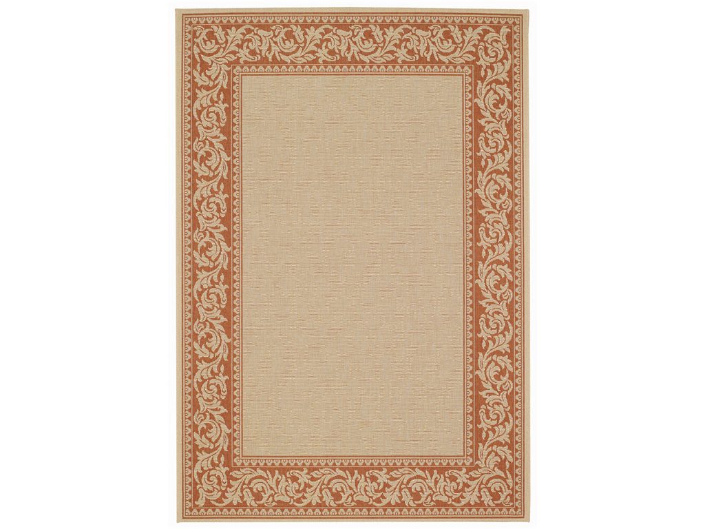 Capel Incorporated Floor Coverings Finesse Scroll Rug 4700RS Clay: Every porch should have a decent rug.