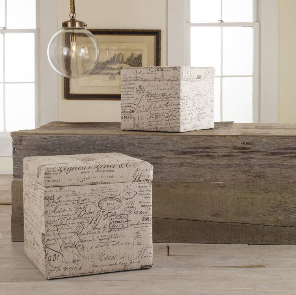 Hooker Furniture Living Room Melange Joli Nesting Ottomans: Find pieces that have dual functions. 