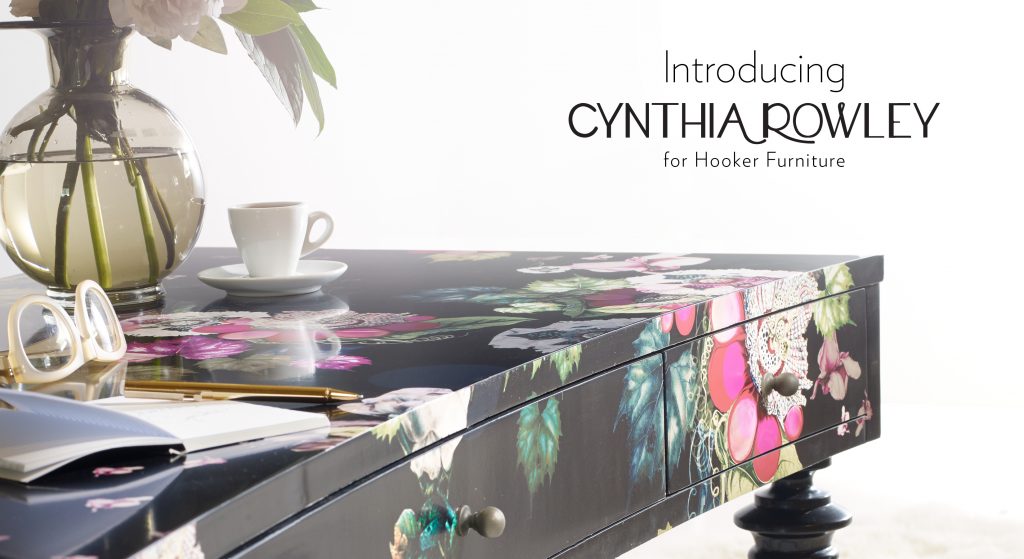 This Cynthia Rowley piece features the beautiful fusion of florals and the dramatic depth of black. 