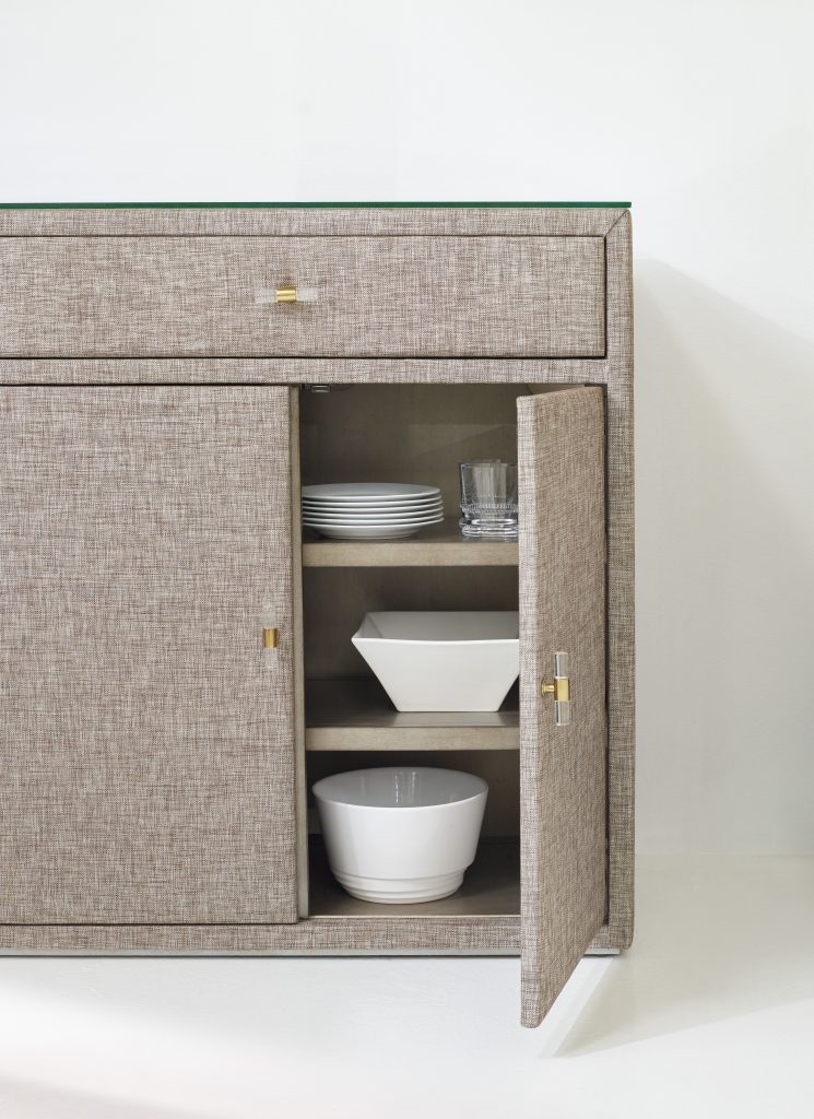  1586-75900B-MULTI6 Resort Fabric Covered Sideboard