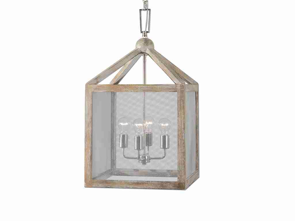 The Lamps and Lighting Uttermost Nashua 4 Light Wooden Lantern Pendant 22050 illuminates and adds beauty to your veranda.
