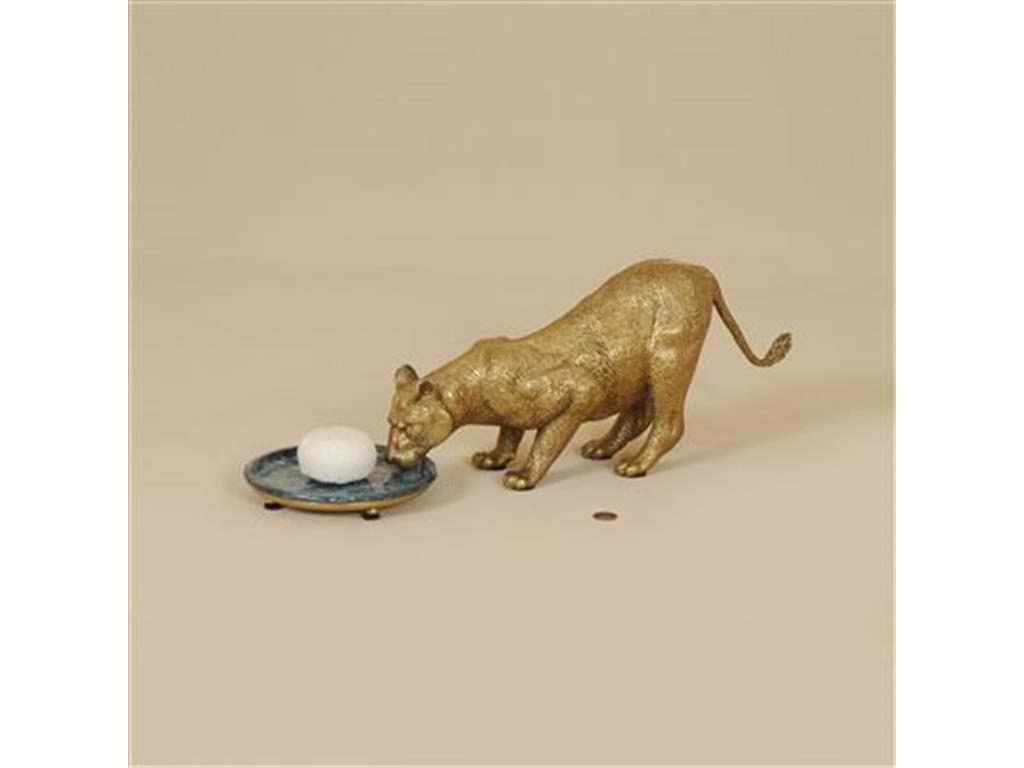 Maitland-Smith Bathroom Cast Brass Lion Soap Dish 1254-339 will look great against a new kitchen backsplash.
