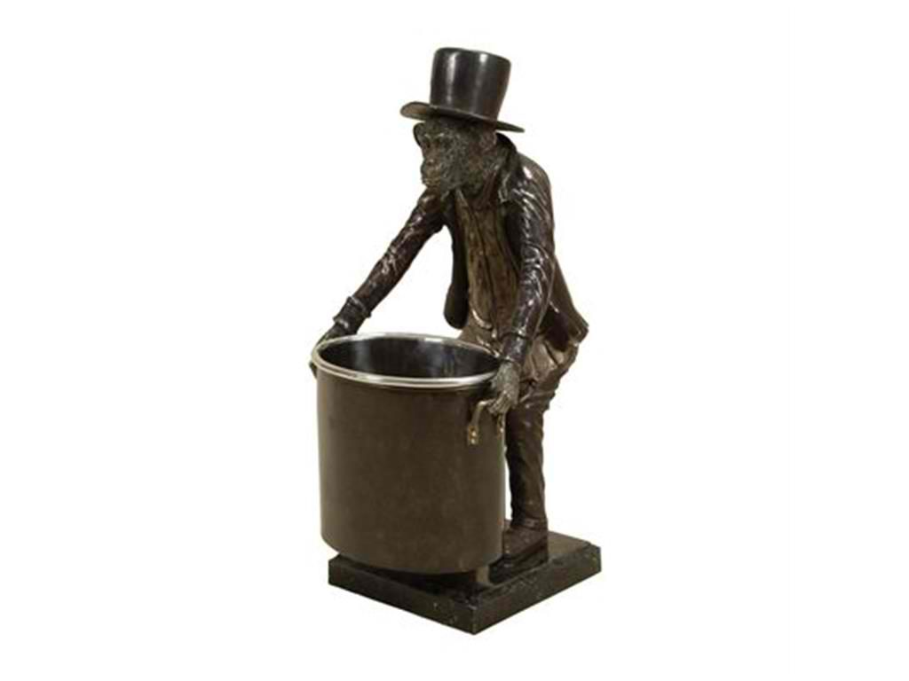 Maitland-Smith Accessories Brass Monkey Wine Holder 1254-239