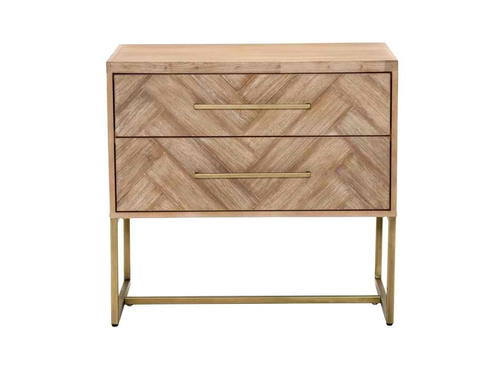Orient Express Furniture Bedroom Mosaic Nightstand - Stone Wash 6048.SW