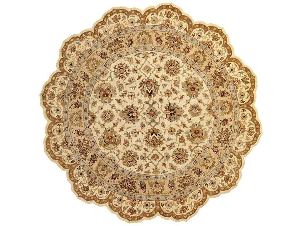 Add a feminine touch to your home office desk by placing this Capel Incorporated Floor Coverings Mumtaz Meshed Rug 3313AS0800600 beneath it. 