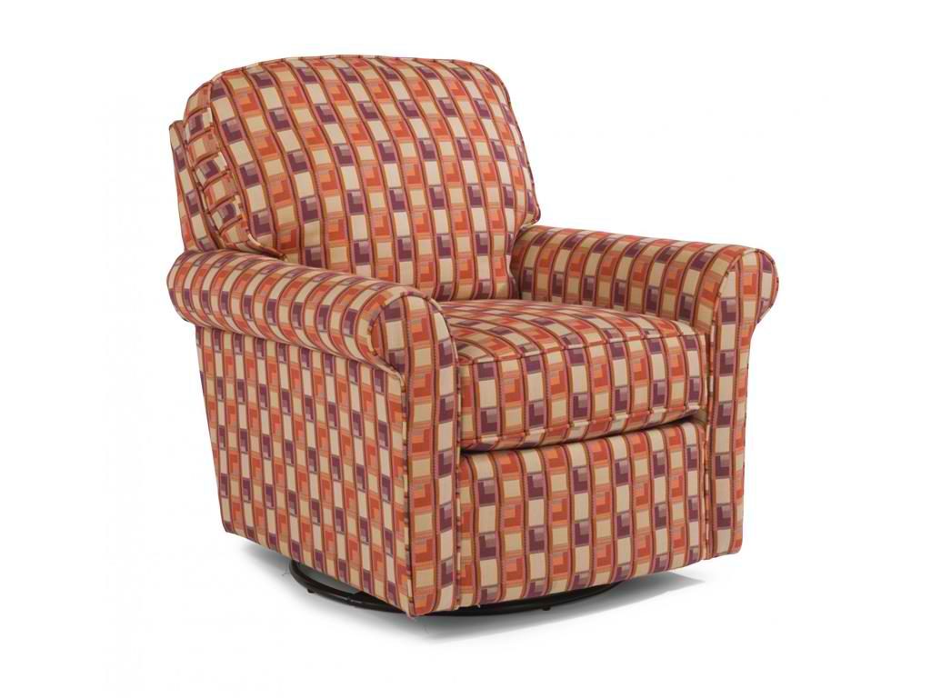 Flexsteel Living Room Fabric Swivel Glider 002C-13