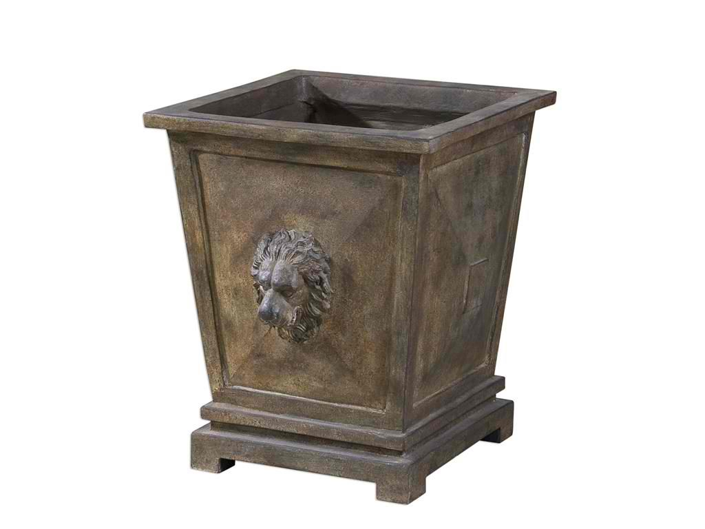 This Accessories Uttermost Tobia Burnt Terracotta Planter 20069 will sit beautifully on terracotta tile flooring.