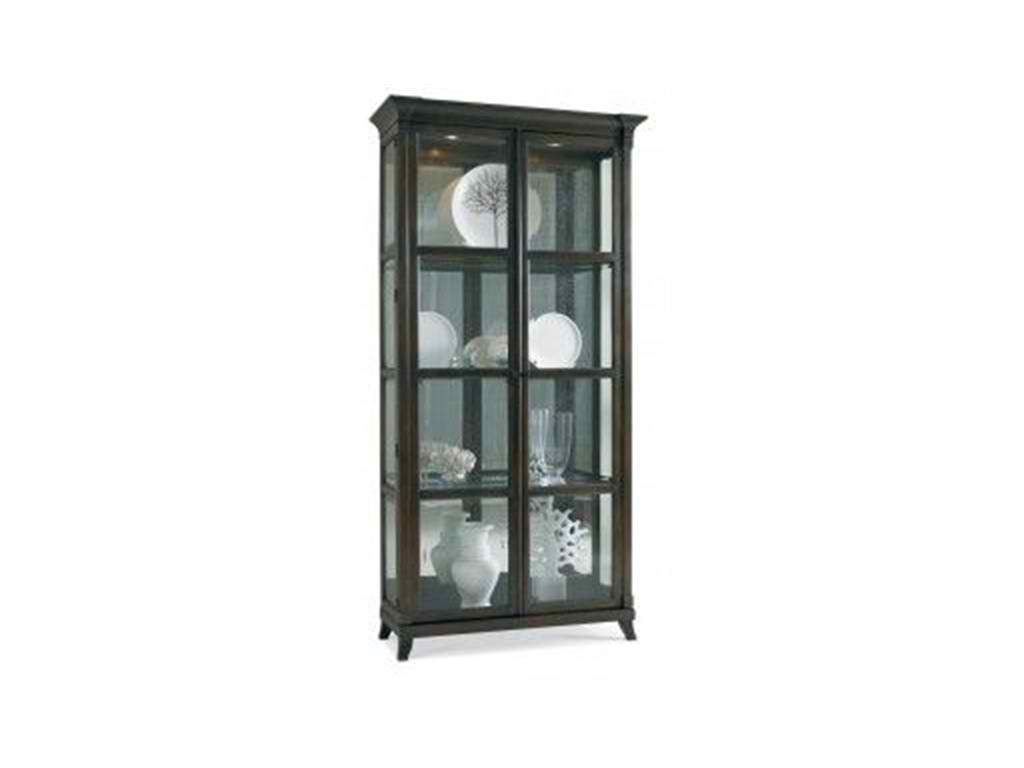 The Hickory White Dining Room Quinn China Cabinet 240-44M is the best home for your glassware, cutlery and porcelain ware.