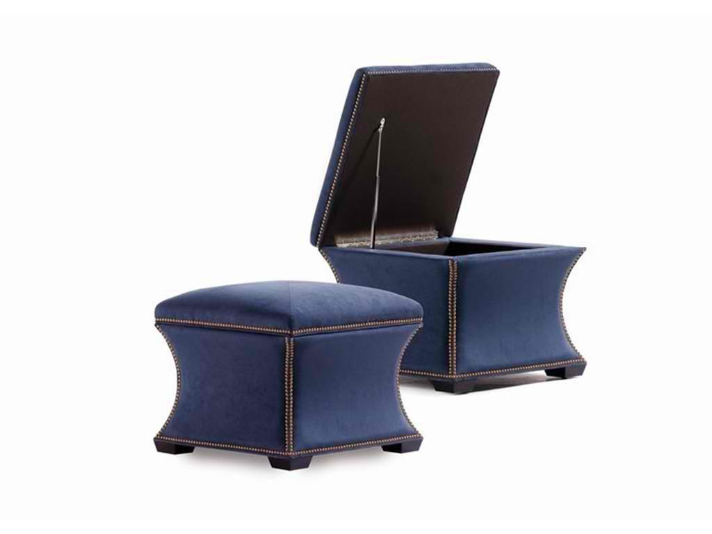 Look for furniture that could double as a storage unit just like this Jessica Charles Living Room Dare Storage Ottoman 81-SO.