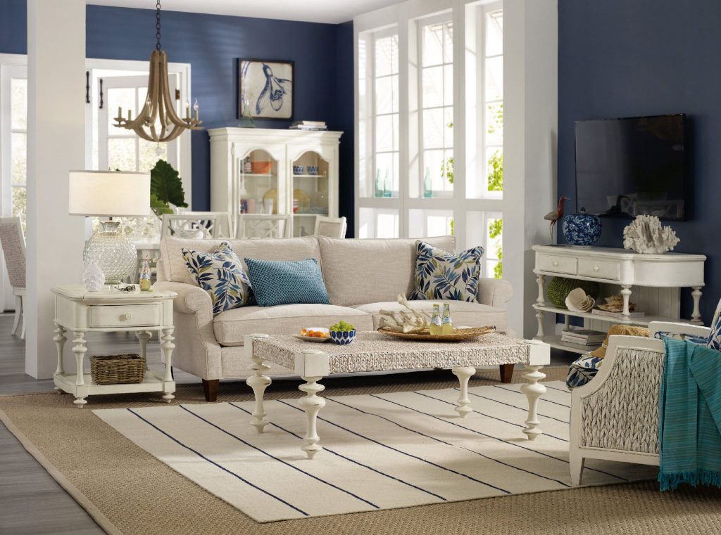 Hooker Furniture Living Room Sandcastle Rectangle Cocktail Table