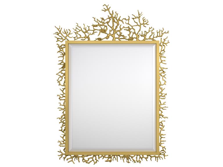 Soften the metallic theme by adding this Cynthia Rowley for Hooker Furniture Twiggy Mirror in your home.