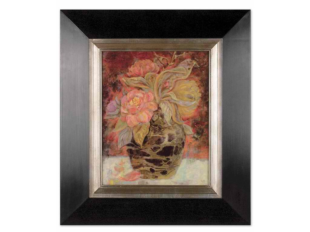 Uttermost Accessories Floral Bunda Art 33439: Floral design doesn't always have to be fresh flowers in vases.