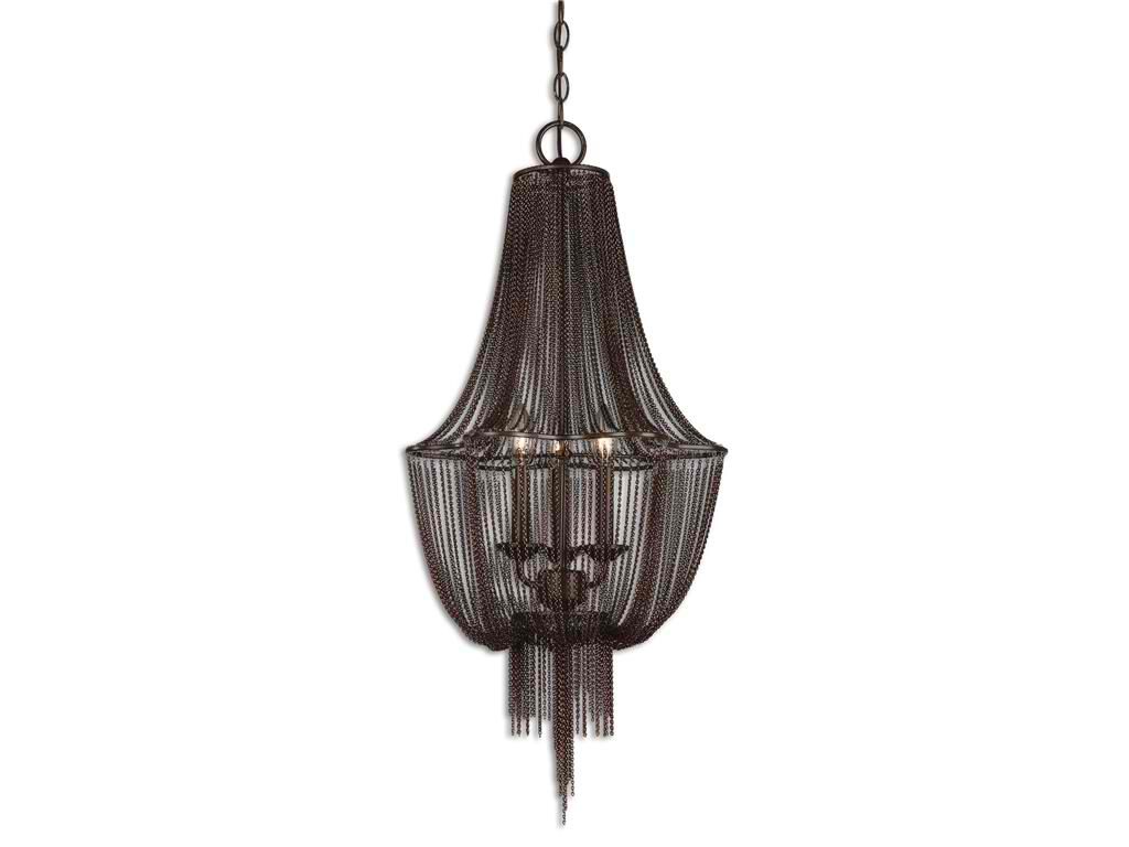 Light dispels any kind of negativity, so let this Lamps and Lighting Uttermost Lezzeno 3 Chandelier 21998 illuminate your home. 