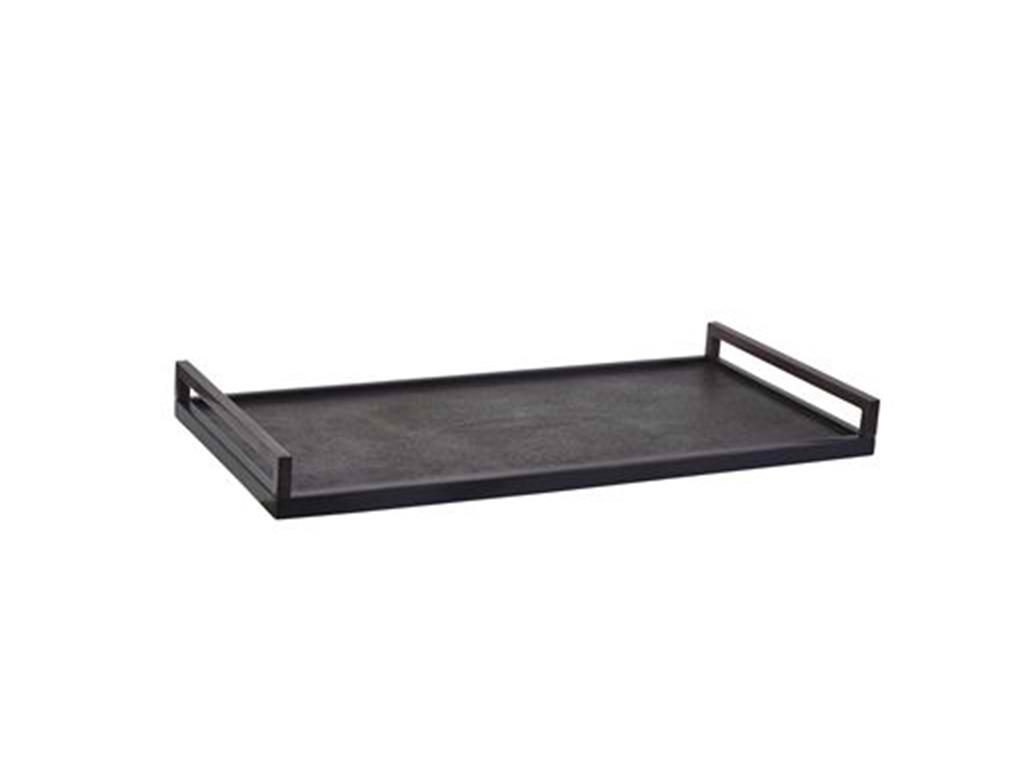 No breakfast nook should be without this Maitland-Smith Accessories Shagreen Leather Inlaid Tray 2520-017.