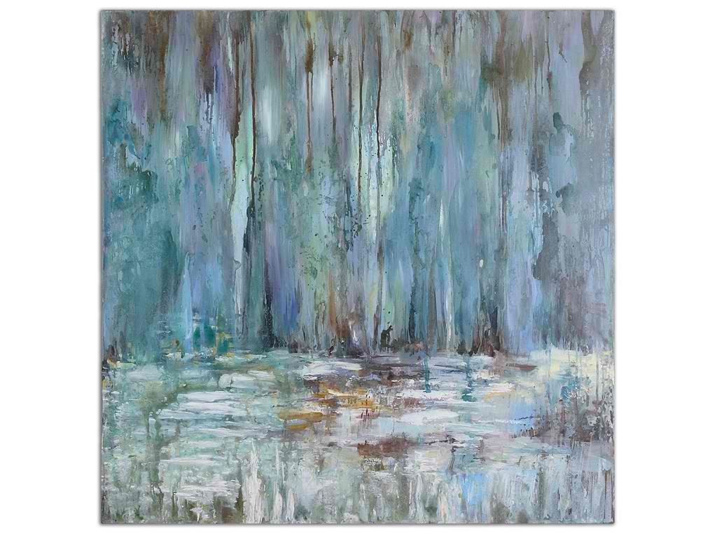What is a '50s concept without artwork? The Uttermost Accessories Blue Waterfall Art 32240 has delicious pastel colors that are most suitable in your living room or bedroom.